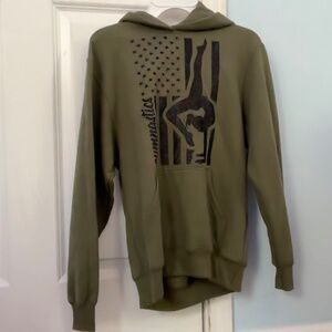 GYMNASTICS Army Green Hoodie